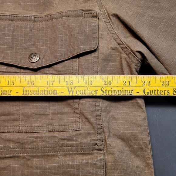 Flint and Tender Waxed Trucker Field Jacket Mens Large Made In China EXCELLENT - Picture 8 of 9